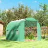 Outsunny Serre de jardin 6 m² 3 x 2 m avec 1 porte + 2 Voir les images du produit 9