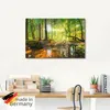 ARTland Glasbild Wald mit Bach Größe: 125x50 cm Produktbild-Vorschau 3