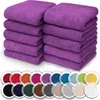 Frottier Seiftücher 10er Pack 30x30cm, 100% Baumwolle, Lila Produktbild-Vorschau 1