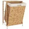 vidaXL Kosz na pranie 44x34x64 cm hiacynt wodny Podgląd zdjęcia produktu 1