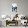 Bild auf Leinwand - Leinwandbild - Frau Straße Haus - Produktbild-Vorschau 6