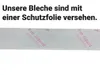 2 m U-Profil Winkel Abdeckprofil U Leiste Ublech Alu weiß Produktbild-Vorschau 3