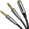 UGREEN AUX Splitter Kabel 3,5 mm - Schwarz für Mikrofon und Produktbild-Vorschau 1
