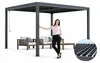 Pergola Tarasowa Antracytowa Altana z otwieranym dachem Podgląd zdjęcia produktu 1