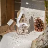Tischläufer Natur mit Sternen Metallic 28 cm x 3 m - Produktbild-Vorschau 2