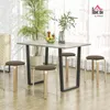 HOMCOM Set da 4 sgabelli da sala da pranzo, sgabelli Anteprima dell’immagine prodotto 2