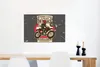 MuchoWow® Poster Motorrad - Helm - Retro - Zeichnung 90x60 Produktbild-Vorschau 5