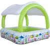 Aufblasbares Kinderbecken mit Abdeckung 143x143x123cm Produktbild-Vorschau 4