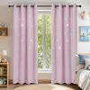 1 kus závěsu s výřezem 132 x 213 cm, hvězdy, neprůhledný Náhled obrázku produktu 4