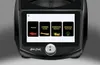 A close-up view of a black Thermobot Sam Cook kitchen machine's touchscreen interface, displaying various cooking program options. Produktbild-Vorschau