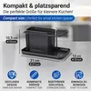 WENKO organizer do zmywarki Orio Black wykonany ze stali Podgląd zdjęcia produktu 3