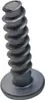 A close-up, isolated shot of a single screw against a white background. Produktbild-Vorschau