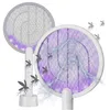 Raquette électrique anti-mouches 2W1, piège à mouches LED, Voir les images du produit 1