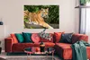 MuchoWow® Poster Tiger - Baum - Blätter 120x80 cm - Bilder Produktbild-Vorschau 2