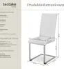 tectake® Set Schwingstuhl Bettina gepolstert mit Produktbild-Vorschau 5