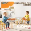 AIYAPLAY Kindersitzgruppe Kindertisch mit Stauraum 5-teilig Produktbild-Vorschau 7