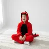 Pyjama Onesie Kigurumi Kostüm für Kinder Dinosaurier 104 Produktbild-Vorschau 10