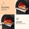 Klarstein Diavolo Napoletana Pizzaofen - Outdoor-Ofen mit Produktbild-Vorschau 3
