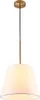 Lampa wisząca ELEN biało-złota 1xE27x20W tkanina Podgląd zdjęcia produktu 2