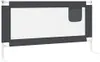 A product shot of a dark gray fabric bed rail with white supports, shown against a white background. Náhľad obrázku produktu