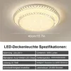 Deckenleuchten, 40cm 24w Dimmbar Wohnzimmer Schlafzimmer Produktbild-Vorschau 2