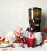 A juicer is shown with surrounding items including cupcakes, raspberries, and roses. Produktbild-Vorschau