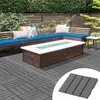 Outsunny 9 er Set Terassenfliesen Balkon Patio 30 x 30 cm Produktbild-Vorschau 2