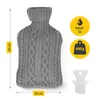 4FIZJO Gumový termofor v obalu, 2 litry, tmavě šedý, Náhled obrázku produktu 4