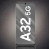 A smartphone screen displaying the text 'A32 5G' with a reflective surface. Produktbild-Vorschau