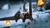 A LEGO Star Wars Imperial Shuttle is shown in a snowy environment with explosions. Produktbild-Vorschau