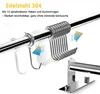 Hakenleiste Edelstahl Küchenreling mit 12 Haken, Produktbild-Vorschau 10
