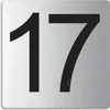 Türnummer I Zimmernummer I EdeIstahI TürschiId "17" I 85x85 Produktbild-Vorschau 1