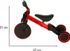 Trike Fix Mini běžecká tříkolka 3v1 s pedály červená Náhled obrázku produktu 30