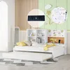 MODFU Tagesbett 90x200cm/90x190cm Ausziehbett mit USB-Laden Produktbild-Vorschau 3