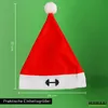 Huuraa Weihnachtsmütze Hantel Silhouette Geschenk Rot/Weiß Produktbild-Vorschau 3