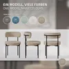 ML-Design sada 6 židlí do jídelny, kuchyňská židle, hnědá Náhled obrázku produktu 7