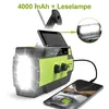 Solar Radio Kurbelradio mit LED-Lampe, 4000mAh Akku, AM/FM, Produktbild-Vorschau 2