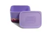 TUPPERWARE Quadro 1,3 L lila Muster Motiv Dose Box Produktbild-Vorschau 3
