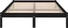 vidaXL Postel z masivu černá borovice 140x190 cm Náhled obrázku produktu 4