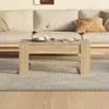 vidaXL Konferenčný stolík Sonoma Oak 102x55x45 cm Materiál Náhľad obrázku produktu 5