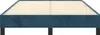 vidaXL Bettgestell ohne Matratze Dunkelblau 120x200 cm Samt Produktbild-Vorschau 4