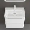 doporro Meuble sous-vasque meuble bas mural avec lavabo en Voir les images du produit 3