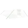 vidaXL Serre avec cadre en acier blanc 32 m² 8x4x2 m Voir les images du produit 1