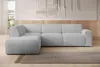 AX LIVING Canapé forme L Didim L Gris clair - 292 cm, Voir les images du produit 2