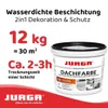 Jurga Dachfarbe Weiß 12kg, Sockelfarbe WASSERDICHT, Produktbild-Vorschau 1
