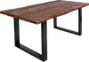 Baumkantentisch Rough Wood Platte 200 cm schwarz Ramon Produktbild-Vorschau 10
