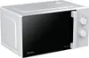A white Hisense microwave with a black door is shown from a three-quarter angle against a white background. Anteprima dell’immagine prodotto