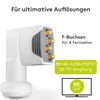 Goobay 67271 LNB Universal Quattro, blanc-gris - LNB SAT Voir les images du produit 12