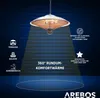 AREBOS promiennik sufitowy 2000 W + pilot, 3 poziomy Podgląd zdjęcia produktu 6