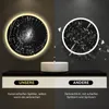 Puluomis miroir de salle de bain antibuée 70cm avec horloge Voir les images du produit 4